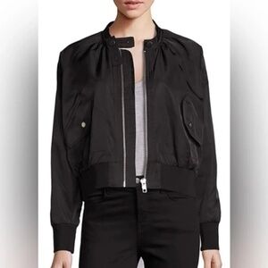 Free People Midnight Bomber Jacket
